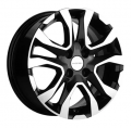 Khomen Wheels KHW1503 6x15 4x100 ET46 54,1 Black-FP