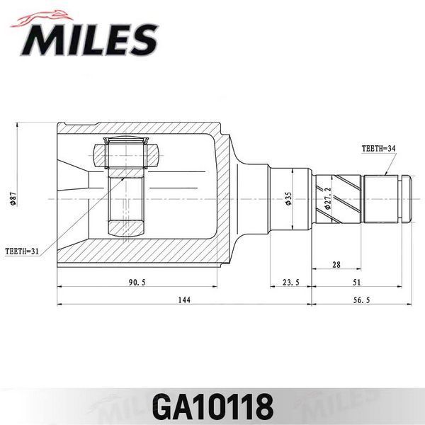 MILES GA10118 GENERAL MOTORS